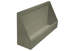 wall-mounted urinal / stainless steel