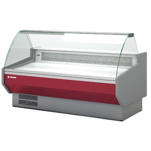 refrigerated counter display case / for frozen food / for shops