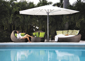 commercial patio umbrella / fabric / aluminum