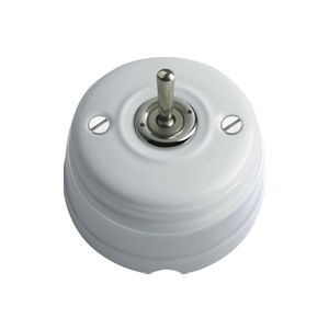 toggle switch / double / porcelain / traditional