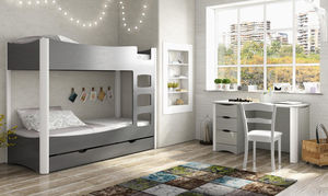 wooden children's bedroom furniture set / metal / unisex