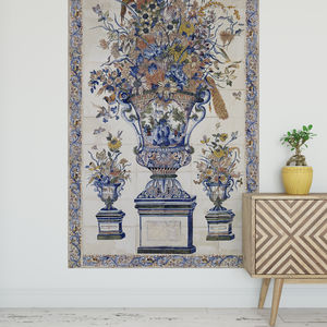 contemporary wallpaper / floral / non-woven / printed
