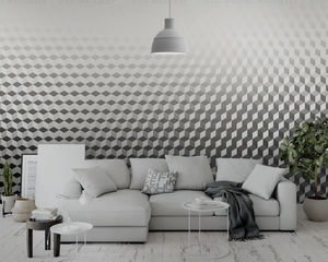 contemporary wallpaper / geometric / non-woven / printed