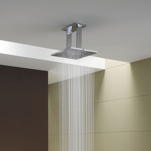 ceiling-mounted shower head / square