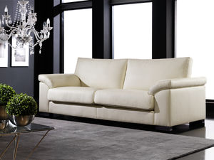 contemporary sofa / leather / 2-seater