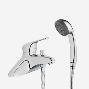 shower mixer tap / for bathtubs / brass / bathroom
