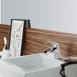 washbasin mixer tap / brass / bathroom / 1-hole