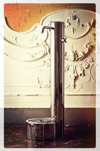 garden fountain / stainless steel