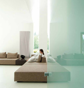 hot water radiator / aluminum / contemporary / horizontal