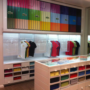 wall-mounted display panel / indoor / outdoor / aluminum