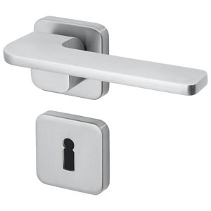 door handle / metal / contemporary / with lock