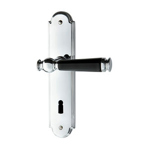 door handle / metal / porcelain / traditional