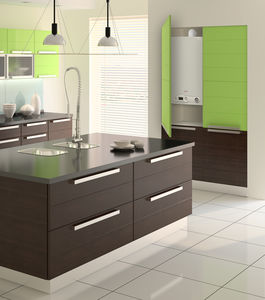 gas boiler / wall-mounted / residential / with water heater
