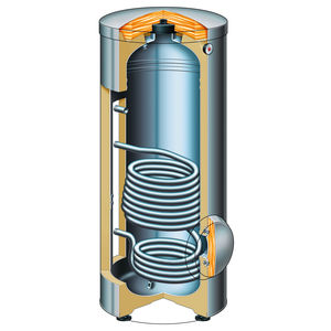 floor hot water cylinder / vertical / residential / commercial