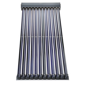 evacuated tubular solar thermal collector / for heating / with anti-reflective glass / for roofs