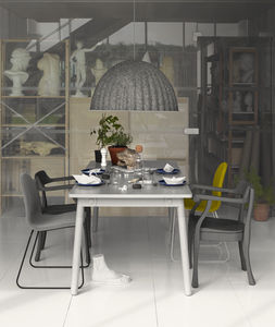 contemporary chair / oak / steel / ash