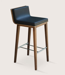 contemporary bar stool / beech / walnut / ash