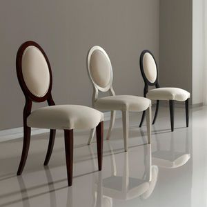 traditional chair / upholstered / medallion / ergonomic