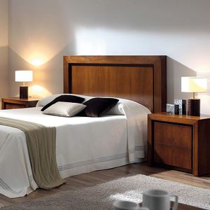 double bed headboard / contemporary / beech / walnut