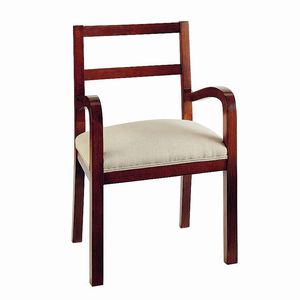contemporary chair / upholstered / ergonomic / fabric