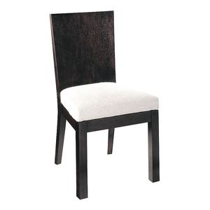 contemporary chair / ergonomic / fabric / beech