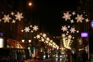 transversal Christmas lights / for public spaces / road / LED