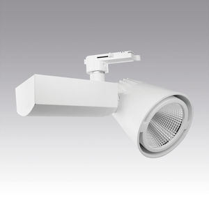 LED track light / round / metal / commercial