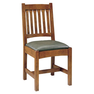 traditional chair / upholstered / oak / cherrywood