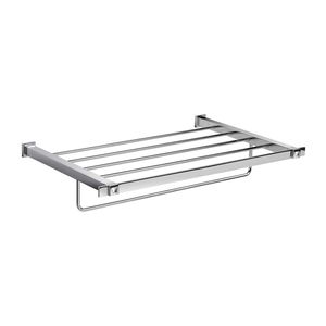 1-bar towel rack / wall-mounted / brass / Swarovski® crystal