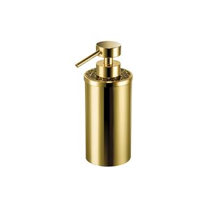 commercial soap dispenser / free-standing / brass / Swarovski® crystal