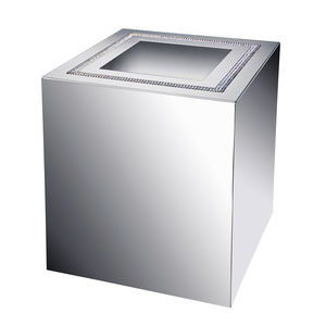 bathroom trash can / brass / contemporary