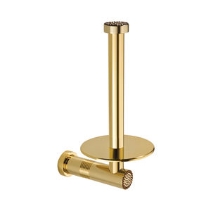 wall-mounted toilet paper dispenser / brass / commercial