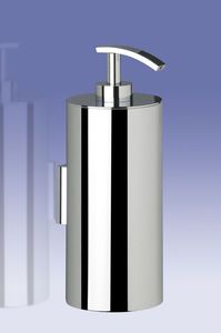 commercial soap dispenser / wall-mounted / brass / manual