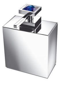 commercial soap dispenser / free-standing / brass / manual