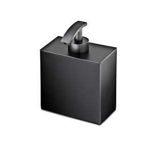 free-standing soap dispenser / brass / manual