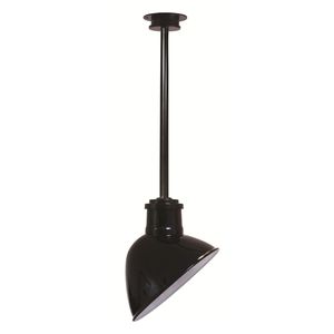 industrial style ceiling light / round / aluminum / LED