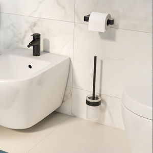 glass toilet brush holder / wall-mounted