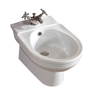 wall-hung bidet / porcelain