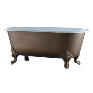 bathtub with legs / oval / cast iron