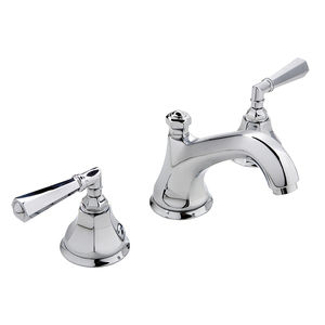 bathroom sink single tap / free-standing / brass / standard