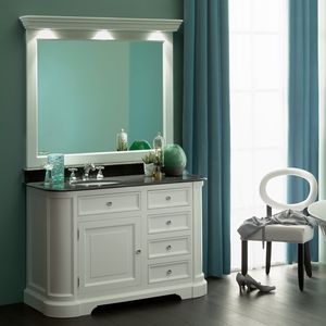 Free standing washbasin cabinet ELYSÉE 99 Aqua Prestige wooden