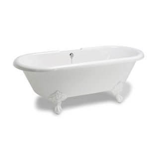 bathtub with legs / oval / composite