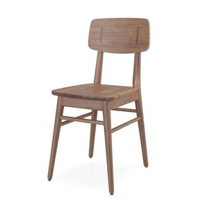 contemporary chair / oak / walnut / contract