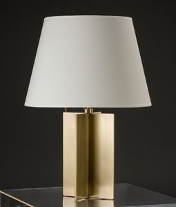 table lamp / Art Deco / brass / paper