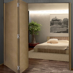 indoor door / folding / wooden