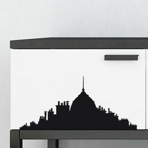 country wall sticker / city