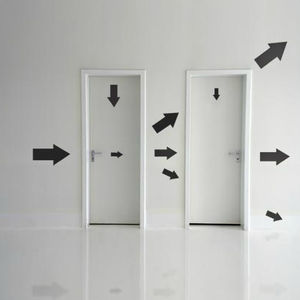 vinyl wall sticker / for doors