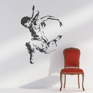 decorative wall sticker / silhouette