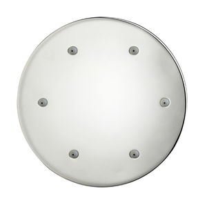 wall-mounted shower head / ceiling-mounted / round