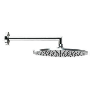 wall-mounted shower head / round